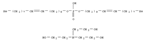93839-08-8,9-Octadecen-1-ol, hydrogen phosphate, compd. with 2,2',2''-nitrilotris[ethanol] (1:1) (9CI),EINECS 298-778-1;